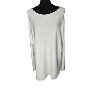 Michael Michael Kors Women's Knitted Tunic L Long Sleeves Relaxed Fit Sweater